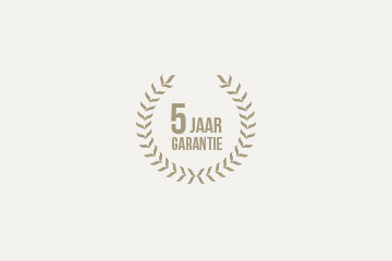 5 Jaar garantie